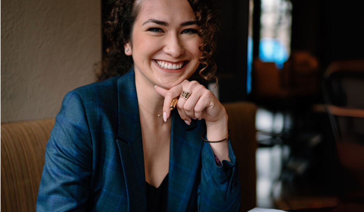 Woman noting skills to be leveraged into income streams